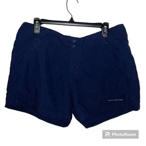 Columbia Women's PFG Coral Point II Omni Shade Shorts Collegiate Navy Size L